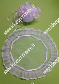 Tulle a sacchettino rosa
