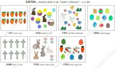 Bottoncini decorativi "dress it up": Easter collection