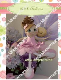 Cartamodello ballerina in moosgummi