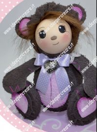 Dispense moosgummi teddy bear