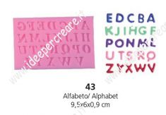 Stampo in silicone: alfabeto