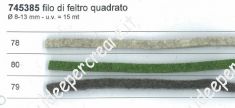 Filo di feltro quadrato