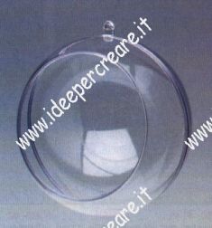 Sfera in plastica con apertura