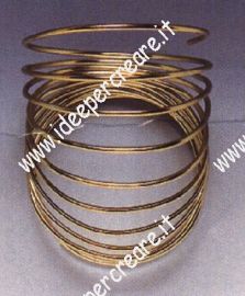 Filo di alluminio oro