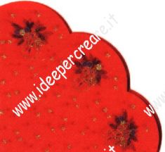 Candele su fondo rosso