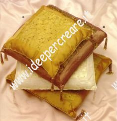 Cuscino in organza