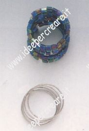 Anello 5 cerchi argento