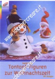 Tontopf-figuren zur weihnachtszeit