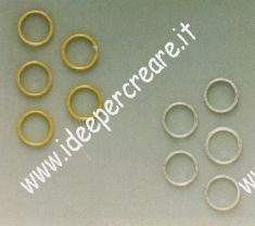 Anelli con fessura modello portachiavi