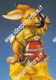 Coniglio su bastone
