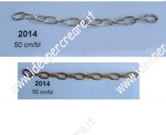Catena argento dorato