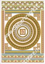 Carta decoupage bordi dritti e tondi