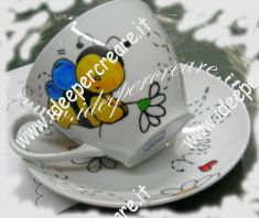 Tazza Latte con apine