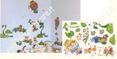 Deco mural sticker orsetti