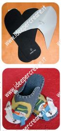Kit per realizzare ciabatte in feltro