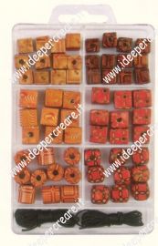 Assortimento perle in legno