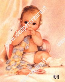 Bambino con copertina