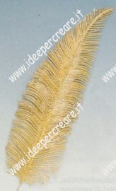 Piuma glitterata oro