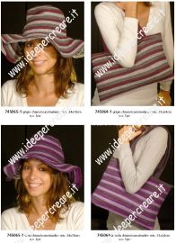 Borsa e cappello in feltro
