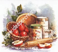 Carta riso stampata: Apple Pie