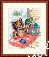 Kit mezzo punto: Gattino