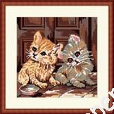 Kit mezzo punto: Gattini