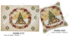 Cuscino gobelin Albero di Natale