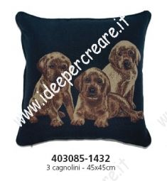 Cuscino 3 cagnolini