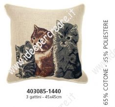 Cuscino 3 gattini