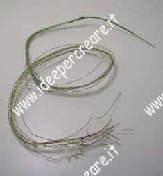 Decorazioni in ferro glitterate