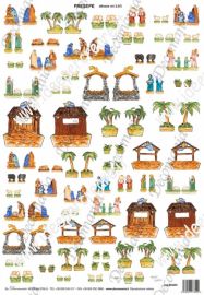 Presepe in cartoncino