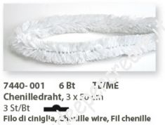 Filo di ciniglia bianco