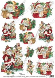 Carta riso Babbo Natale