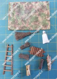 Accessori per presepe con foglio