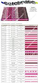 Assortimento nastri fucsia/bordeaux